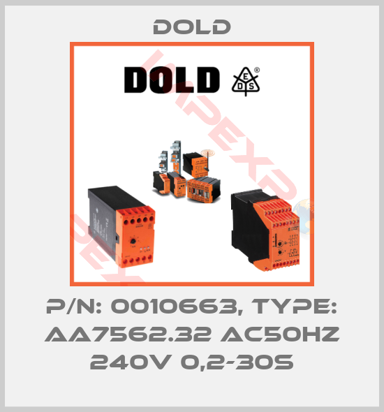 Dold-p/n: 0010663, Type: AA7562.32 AC50HZ 240V 0,2-30S