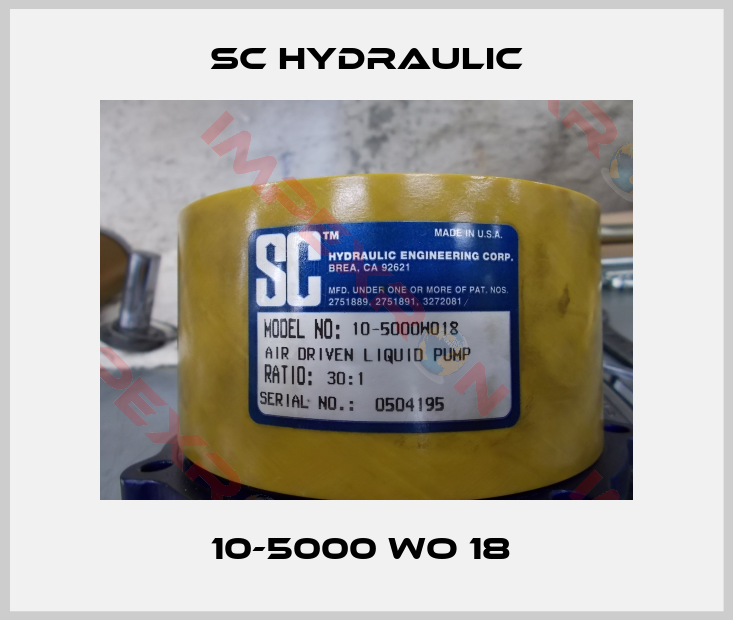SC Hydraulic-10-5000 WO 18 