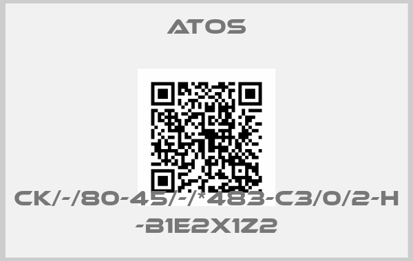 Atos-CK/-/80-45/-/*483-C3/0/2-H -B1E2X1Z2