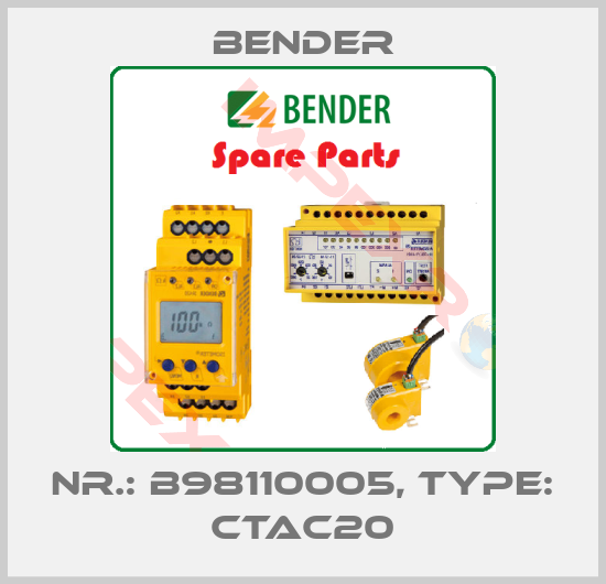 Bender-Nr.: B98110005, Type: CTAC20