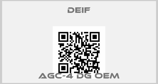 Deif-AGC-4 DG OEM